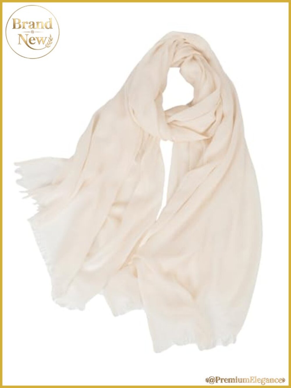 Cotton Linen Blend Scarf Lightweight Shawl Summer Beach Travel Wrap